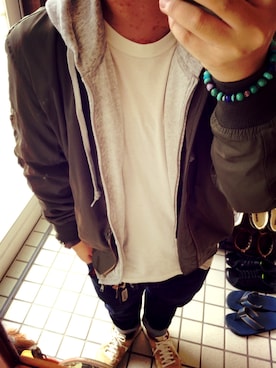 シマさん（メンズ・151cm）の秋コーディネート