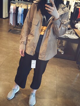 「PANCOATのアイテム」を使った、小松鼠Tttさん（レディース・168cm）の春コーディネート