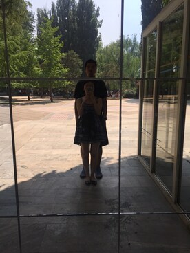 「NIKE（ナイキ）のアイテム（スニーカー、その他）」を使った、冯冯本宝宝さん（メンズ・189cm）の夏コーディネート