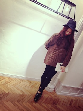 chihiro saitoさん（レディース・169cm）の冬コーディネート