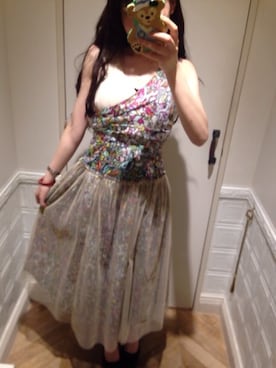 「LILY BROWN（リリーブラウン）のアイテム（ドレス）」を使った、napiさん（レディース・158cm）の秋コーディネート