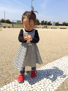 kinakoさん（キッズ・80cm）の春コーディネート