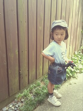 kinakoさん（キッズ・90cm）の夏コーディネート