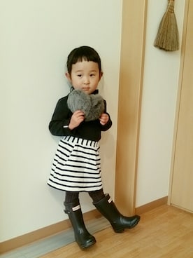 kinakoさん（キッズ・90cm）の冬コーディネート