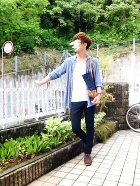 tasukuさん（メンズ・180cm）の夏コーディネート