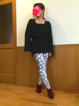 「Doシンプル部」｜「アイテム（ブーティ）」を使った、kさん（レディース・152cm）の秋コーディネート
