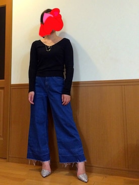 「ENVYM（アンビー）のアイテム（アクセサリー）」を使った、kさん（レディース・152cm）の秋コーディネート