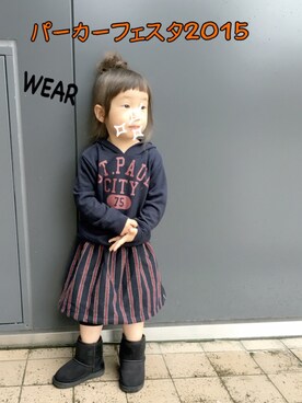 miumiuさん(キッズ・90cm)の秋コーディネート
