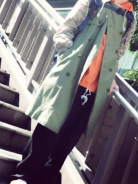 「nonnative（ノンネイティブ）のアイテム（バッグ）」を使った、horiuchi kantaさん（メンズ・170cm）の夏コーディネート