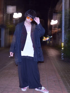 「69（シックスティーナイン）のアイテム（ジャケット/アウター）」を使った、horiuchi kantaさん（メンズ・170cm）の秋コーディネート