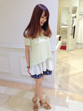 saori.mさん（レディース・158cm）の春コーディネート