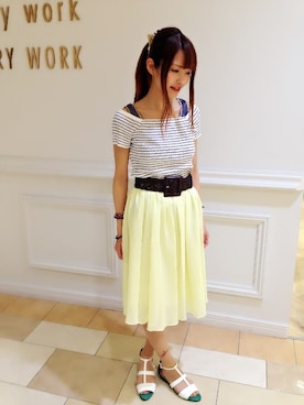 saori.mさん（レディース・158cm）の春コーディネート