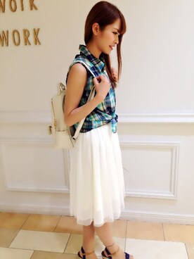 saori.mさん(レディース・158cm)の夏コーディネート