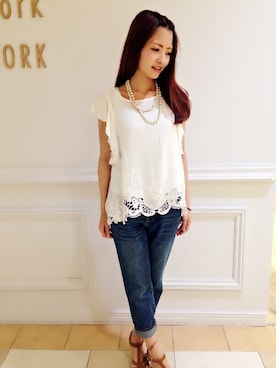 saori.mさん(レディース・158cm)の夏コーディネート