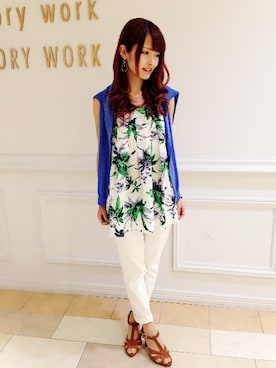 saori.mさん(レディース・158cm)の夏コーディネート