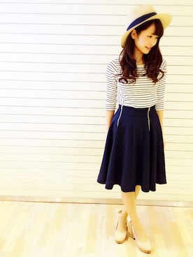 saori.mさん（レディース・158cm）の春コーディネート