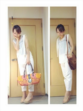 「DIANA」｜「アイテム（その他）」を使った、ono-yokoさん（レディース・158cm）の夏コーディネート