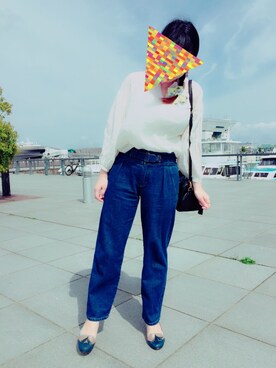 Uさん（レディース・167cm）の春コーディネート