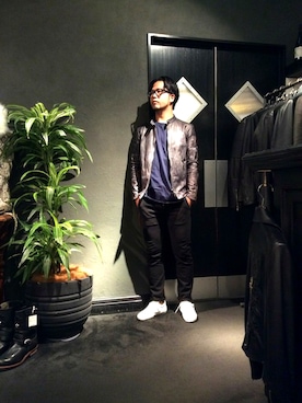 「Care label（ケアレーベ）のアイテム」を使った、keitaさん（メンズ・177cm）の秋コーディネート