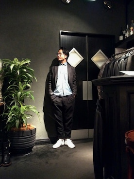 「GIANNETTO（ジャンネット）のアイテム」を使った、keitaさん（メンズ・177cm）の秋コーディネート