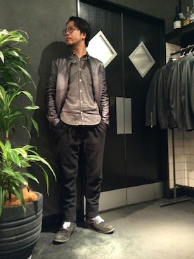 「No,No,Yes!（ノーノーイエス）のアイテム」を使った、keitaさん（メンズ・177cm）の秋コーディネート