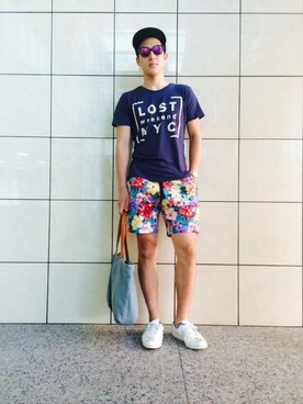 しまおさん(メンズ・176cm)の夏コーディネート