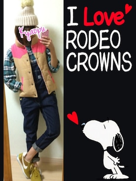 「RCWB（アールシーダブリュービー）のアイテム（財布/小物）」を使った、♡るか♡さん（レディース・160cm）の秋コーディネート