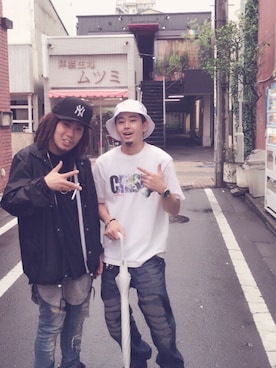 「nitraid（ナイトレイド）のアイテム（パンツ）」を使った、RYOSUKEさん（メンズ・170cm）の夏コーディネート