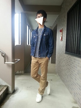 ENCHANさん（メンズ・177cm）の春コーディネート