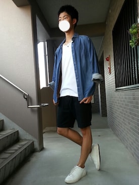 ENCHANさん（メンズ・177cm）の夏コーディネート
