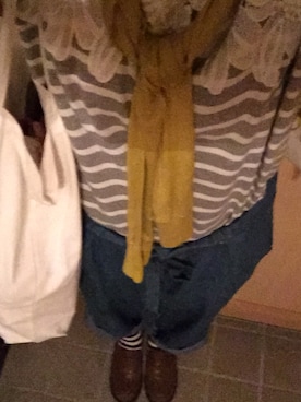 「#秋服」｜「アイテム（パンツ）」を使った、あひるの子さん（レディース・156cm）の夏コーディネート