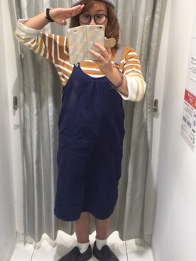 「NANEA（ナネア）のアイテム（トップス）」を使った、あひるの子さん（レディース・156cm）の秋コーディネート