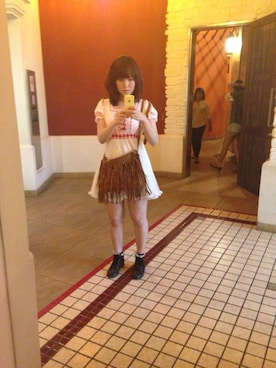 「H&M（エイチ・アンド・エム）のアイテム（ブーツ、ブラック系）」を使った、SupidaBelleDollさん（レディース）の秋コーディネート