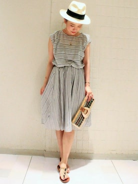 yiさん（レディース・163cm）の夏コーディネート