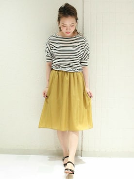 「ドルマン」｜yiさん（レディース・163cm）の夏コーディネート