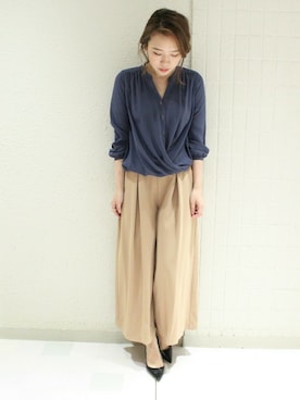 「カシュクール」｜yiさん（レディース・163cm）の冬コーディネート