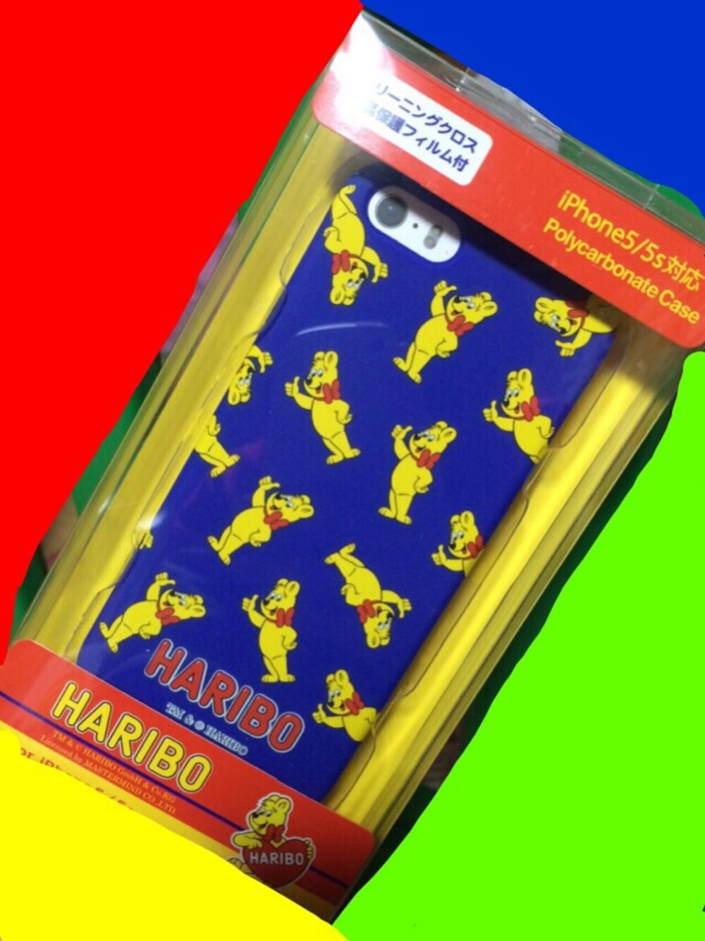 「HARIBO、iPhoneケース、アメカジ、アメコミ」｜「HARIBOのアイテム（その他、ブルー系）」を使った、まぴたんさん（レディース・156cm）の春コーディネートの1枚目の写真