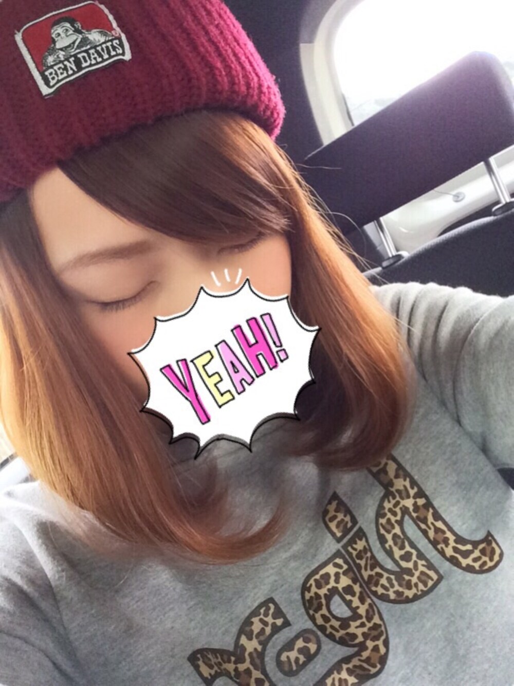 「ニット帽、x-girl、XLARGE、BEN DAVIS、パーカー、パーカー グレー、パーカーワンピース」｜「X-girlのアイテム（パーカー、グレー系）」を使った、まぴたんさん（レディース・156cm）の春コーディネートの1枚目の写真
