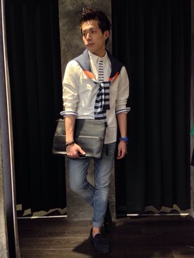 「VCTO（ヴィクト）のアイテム」を使った、SHUHEIさん（メンズ・170cm）の夏コーディネート