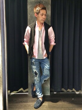 SHUHEIさん(メンズ・170cm)の夏コーディネート