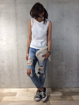 MINAEさん(レディース・160cm)の夏コーディネート