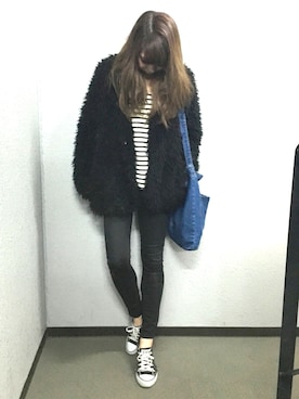 MINAEさん（レディース・160cm）の冬コーディネート