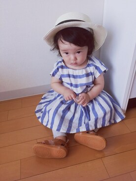 　Ran   さん（キッズ・70cm）の夏コーディネート