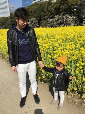 yuzuuu〜♡さん（メンズ・174cm）の冬コーディネート