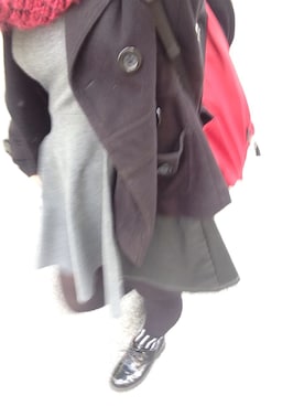 「goa（ゴア）のアイテム（ハンチング/ベレー帽）」を使った、maho!さん（レディース・153cm）の冬コーディネート