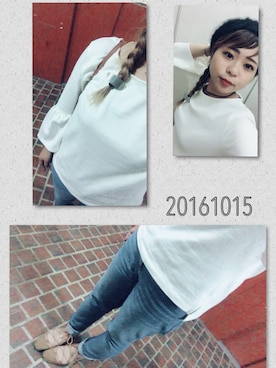 「goa（ゴア）のアイテム（ハンチング/ベレー帽）」を使った、maho!さん（レディース・153cm）の秋コーディネート