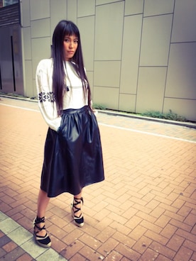 「エスパドリーユ」｜moroさん（レディース・164cm）の冬コーディネート