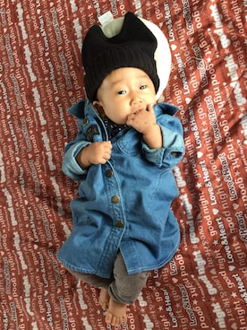 「しまむらコーデ」｜kameさん（キッズ・60cm）の秋コーディネート