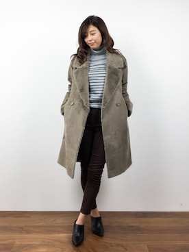 YUKIさん（レディース・160cm）の冬コーディネート