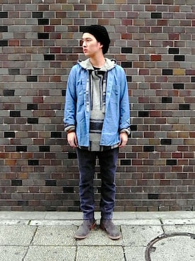 「nonnative（ノンネイティブ）のアイテム（ニット/セーター）」を使った、ONODERAさん（メンズ・171cm）の夏コーディネート